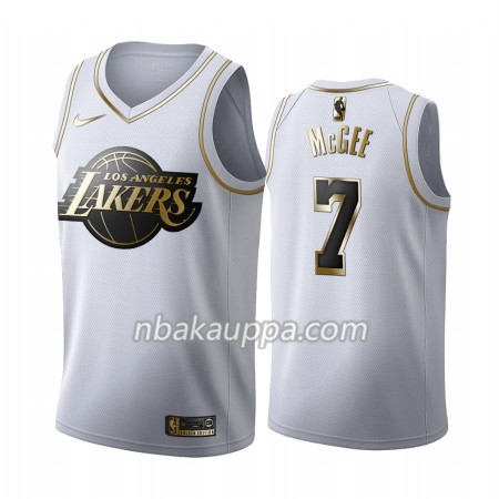 Los Angeles Lakers JaVale McGee 7 Nike 2019-2020 Valkoinen Golden Edition Pelipaidat Swingman - Miesten